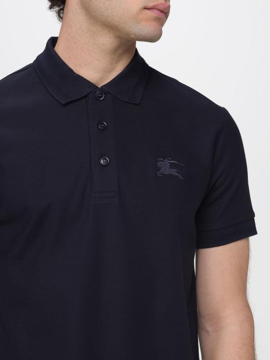 26SS 버버리 코튼 폴로 티셔츠 8099165 Blue - BURBERRY