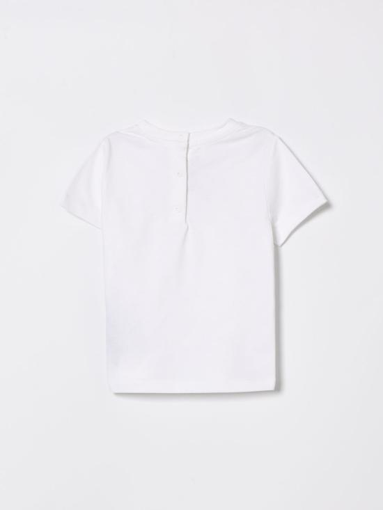 26SS [키즈] 발망 티셔츠 BY8631Z3672 100NE White - BALMAIN