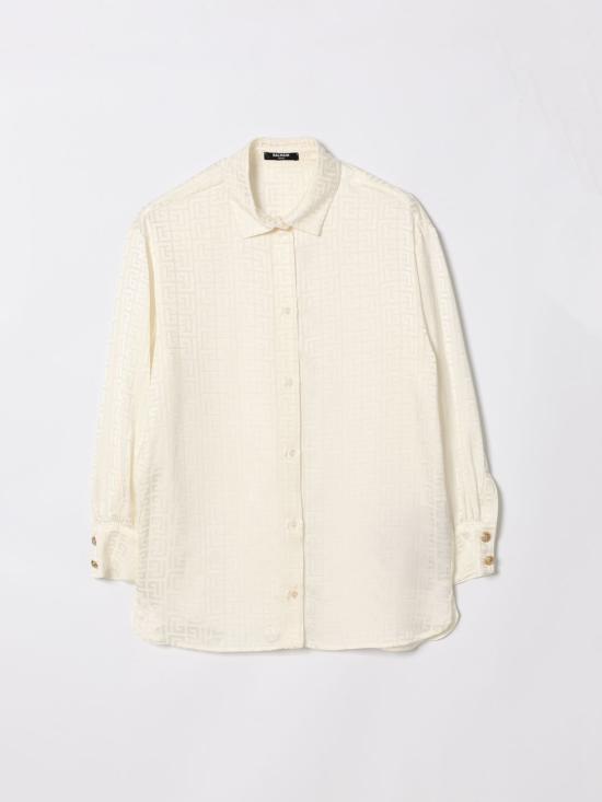 26SS [키즈] 발망 셔츠 BY5A30S0192 102 White