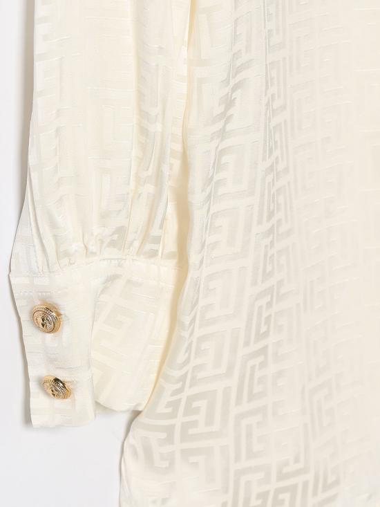 26SS [키즈] 발망 셔츠 BY5A30S0192 102 White - BALMAIN