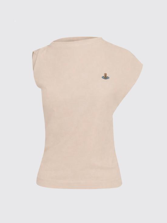 26SS 비비안웨스트우드 헤보 탑 1504000AJ001M D403 Beige - VIVIENNE WESTWOOD