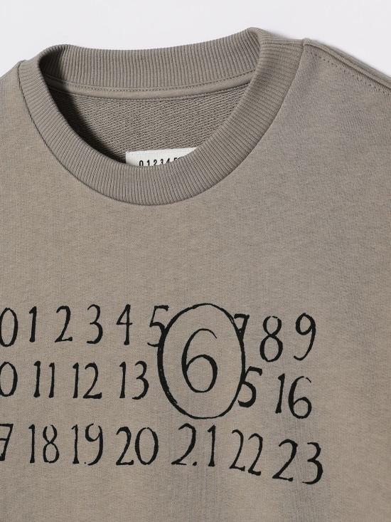 26SS [키즈] MM6 메종마르지엘라 풀오버 M61009MM02X M6907 Grey - MM6 MAISON MARGIELA