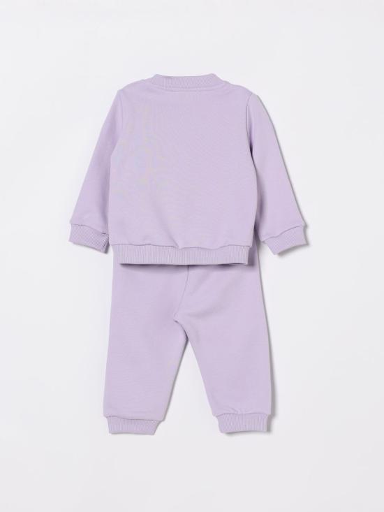 26SS [키즈] 모스키노 오버롤 MOK05ELCA86 51683 Lilac - MOSCHINO