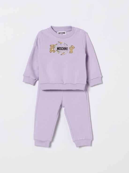 26SS [키즈] 모스키노 오버롤 MOK05ELCA86 51683 Lilac