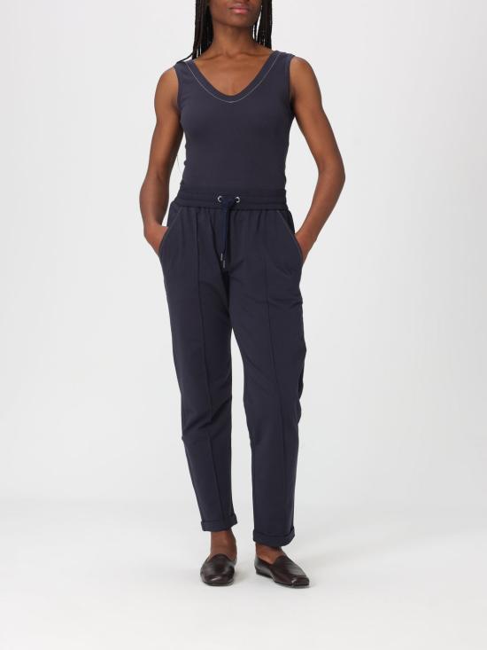 26SS 브루넬로 쿠치넬리 코튼 티셔츠 M0TC8BJ312 C4224 Ocean - BRUNELLO CUCINELLI