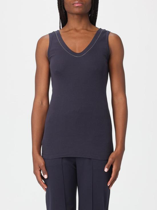 26SS 브루넬로 쿠치넬리 코튼 티셔츠 M0TC8BJ312 C4224 Ocean