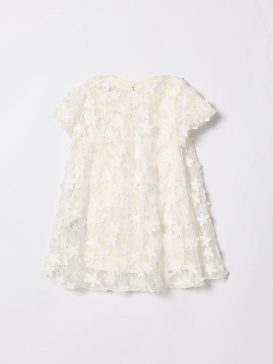 26SS [키즈] 발망 원피스 BY1D51U0263 100 White - BALMAIN