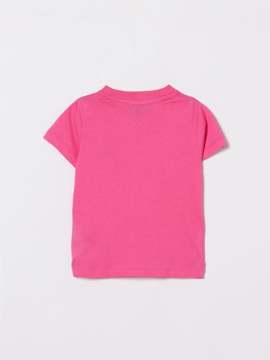 26SS [키즈] 모스키노 티셔츠 HUM05OLAA03 50533 Azalea - MOSCHINO