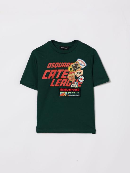 26SS [키즈] 디스퀘어드2 티셔츠 DQ3165D0ACD DQ522 Green