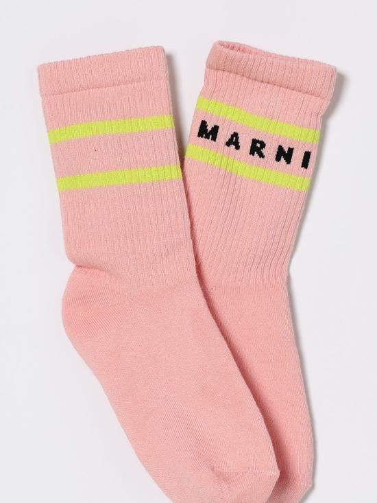 26SS [키즈] 마르니 발목 양말 M01813M00U1 0M351 Pink - MARNI