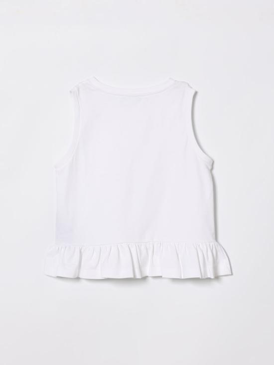 26SS [키즈] 발망 티셔츠 BY8B42Z3672 100OR White - BALMAIN