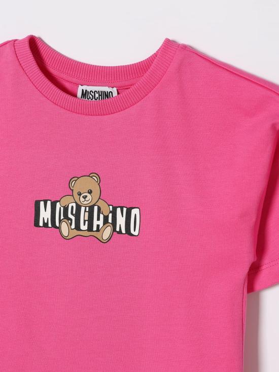 26SS [키즈] 모스키노 캐주얼 자켓 HDV0HLLCA19 50533 Azalea - MOSCHINO