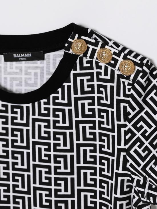 26SS [키즈] 발망 원피스 BY1A81Z3686 100NE White - BALMAIN