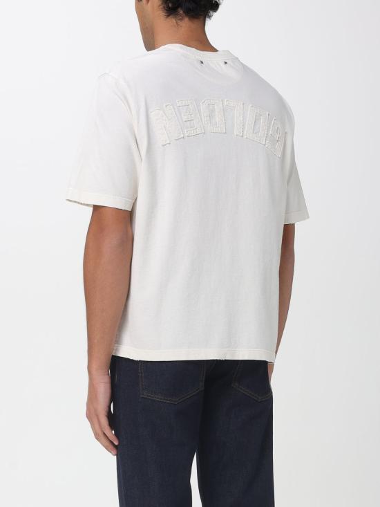 26SS 골든구스 반팔 티셔츠 GUP01873P001576 11560 Yellow Cream - GOLDEN GOOSE