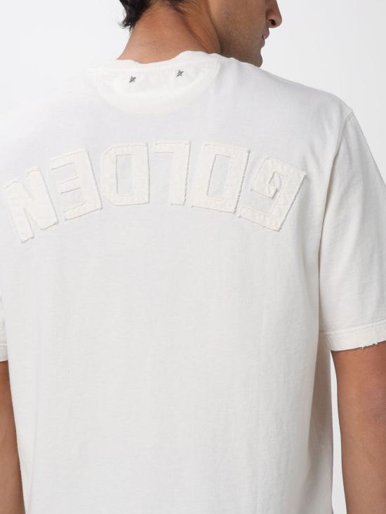 26SS 골든구스 반팔 티셔츠 GUP01873P001576 11560 Yellow Cream - GOLDEN GOOSE