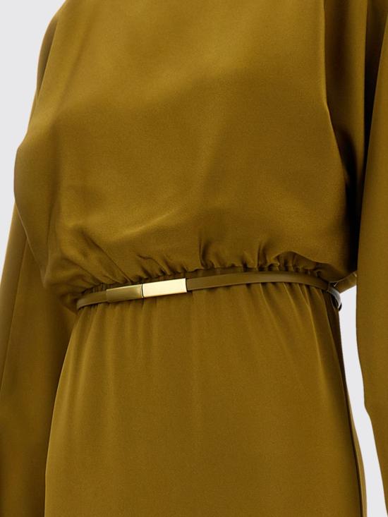 26SS 막스마라 스튜디오 롱 원피스 2616221043600 002 Kaki - MAX MARA STUDIO