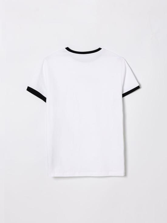 26SS [키즈] 발망 티셔츠 BY8P41Z3672 100NE White - BALMAIN