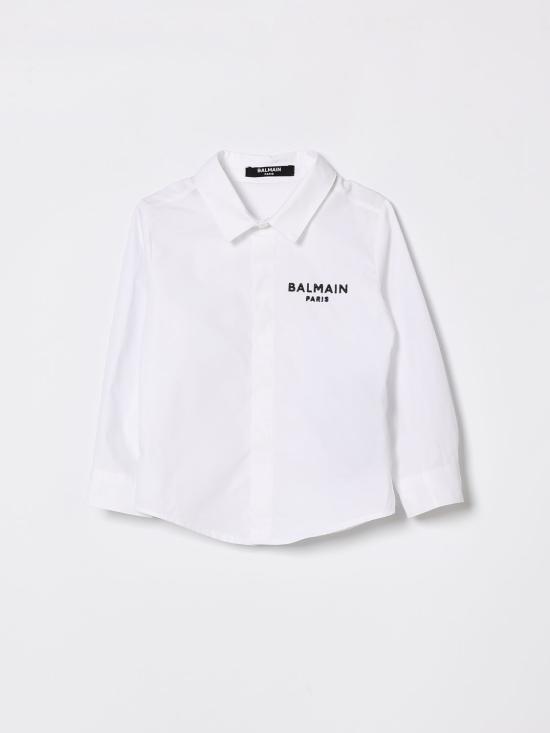 26SS [키즈] 발망 셔츠 BY5530P0562 100NE White