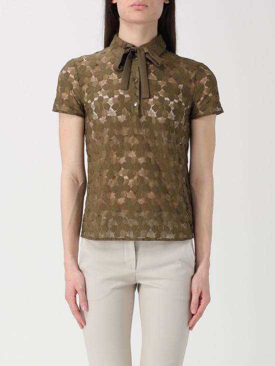 26SS 막스마라 스튜디오 폴로 티셔츠 2616941011600 001 Green