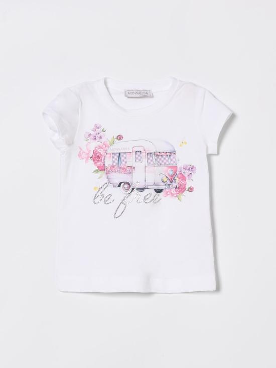 26SS [키즈] 모나리자 티셔츠 19G6027001 0099 White