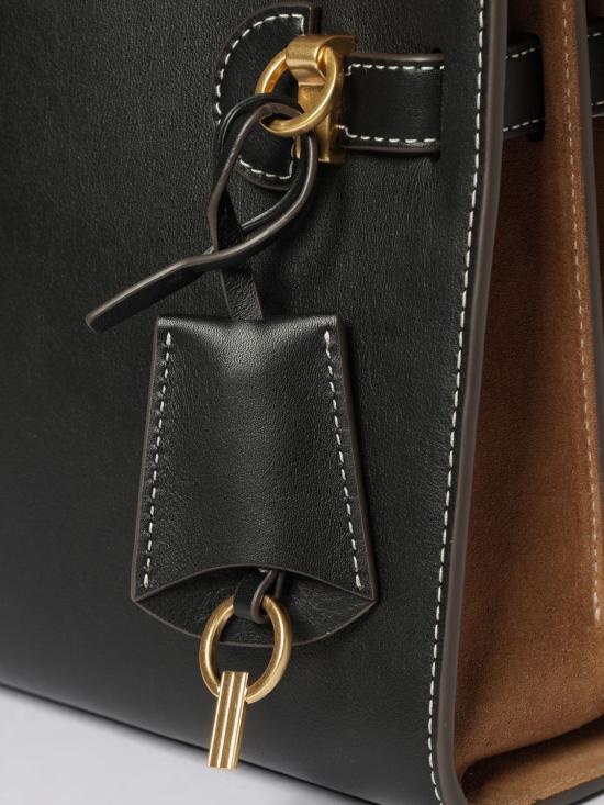 26SS 토리버치 스몰 리 리즈윌 더블백 61302 001 Black - TORY BURCH