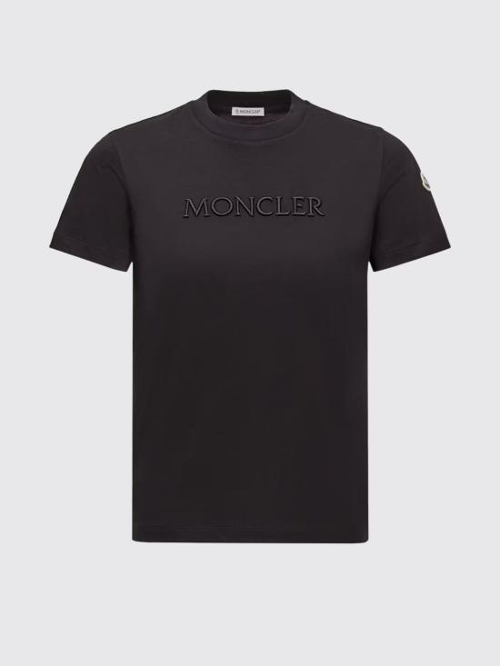 26SS 몽클레어 반팔 티셔츠 L10938C0002189AUO 999 Black