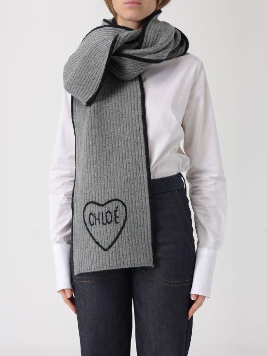 26SS 끌로에 머플러/스카프 CH26SKS05WCS 012 Grey - CHLOE