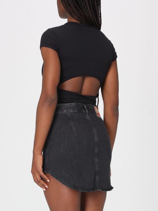 26SS 디젤 반팔 티셔츠 A211970EJAI 9XX Black - DIESEL