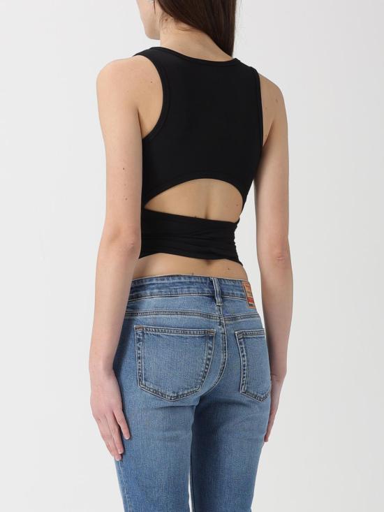 26SS 디젤 반팔 티셔츠 A210190EJAI 9XX Black - DIESEL