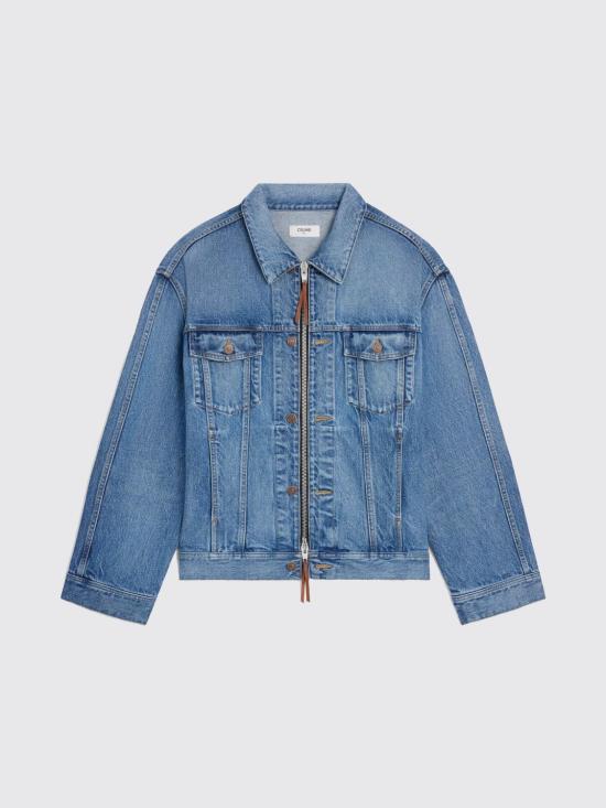 26SS 셀린느 코튼 데님 트러커 자켓 RV14T930F GDO5 Denim