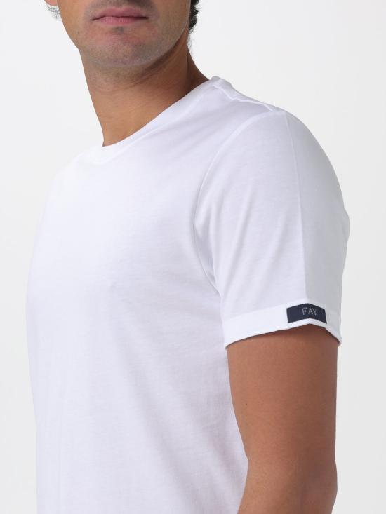 26SS 페이 반팔 티셔츠 NPMB3521330UCX B001 White - FAY