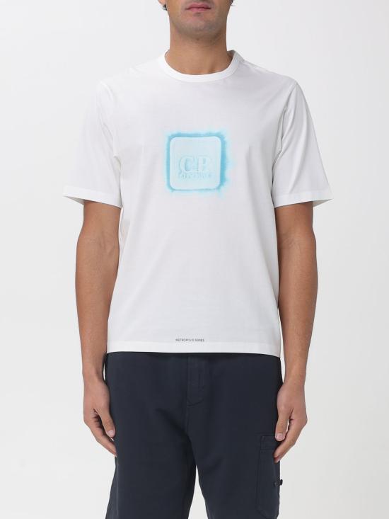 26SS 씨피 컴퍼니 메트로폴리스 시리즈 머서라이즈드 저지 반팔 배지 티셔츠 20CLTS054A006370W 103 Black