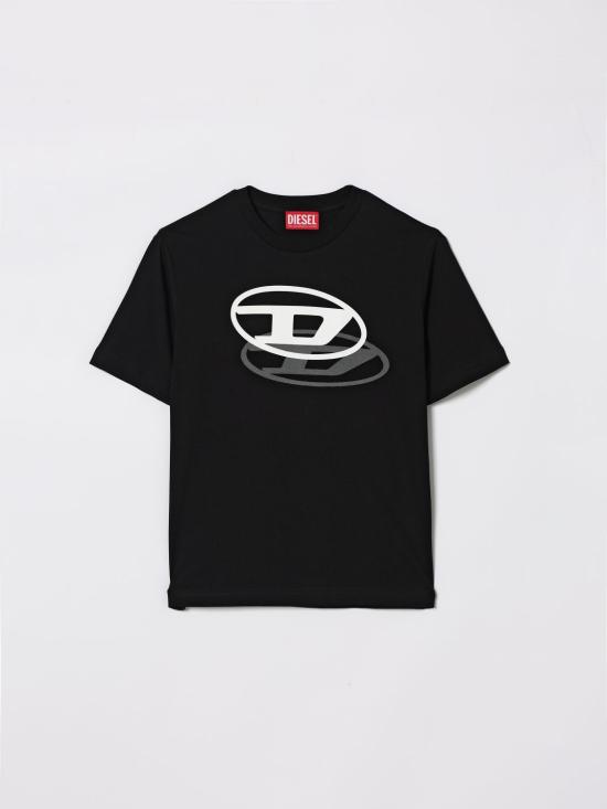 26SS [키즈] 디젤 티셔츠 J0260100YI9 K900 Black