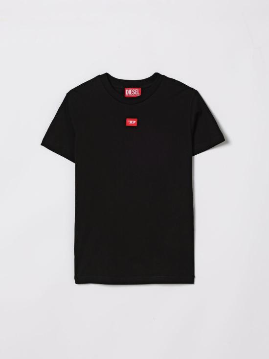 26SS [키즈] 디젤 티셔츠 J025010GRAI K900 Black