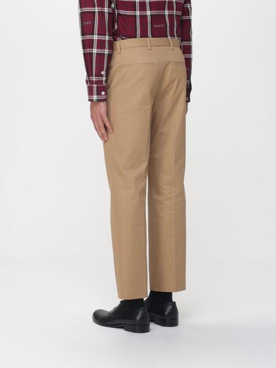26SS 구찌 스트레이트 팬츠 853492ZAQH5 2578 Camel - GUCCI