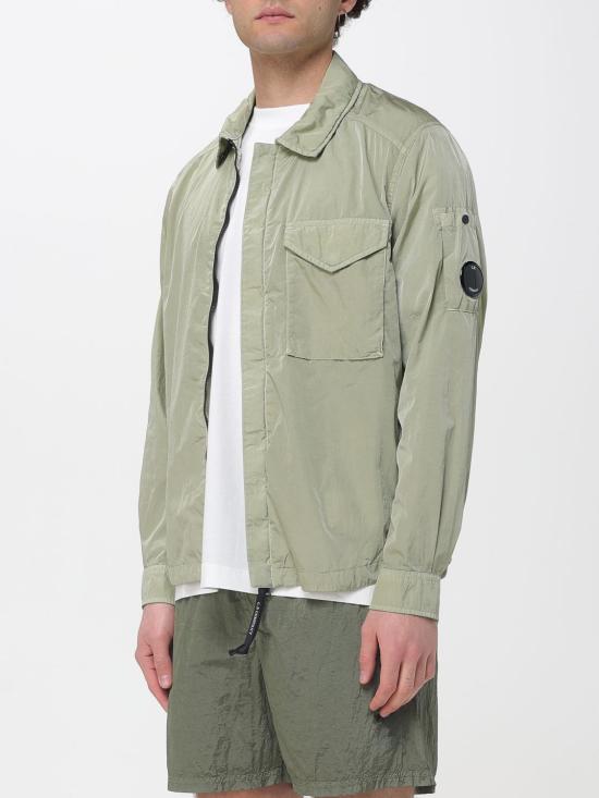 26SS 씨피 컴퍼니 크롬-R 지퍼 렌즈 오버셔츠 20CMOS710A005904G 610 Grey - C.P. COMPANY