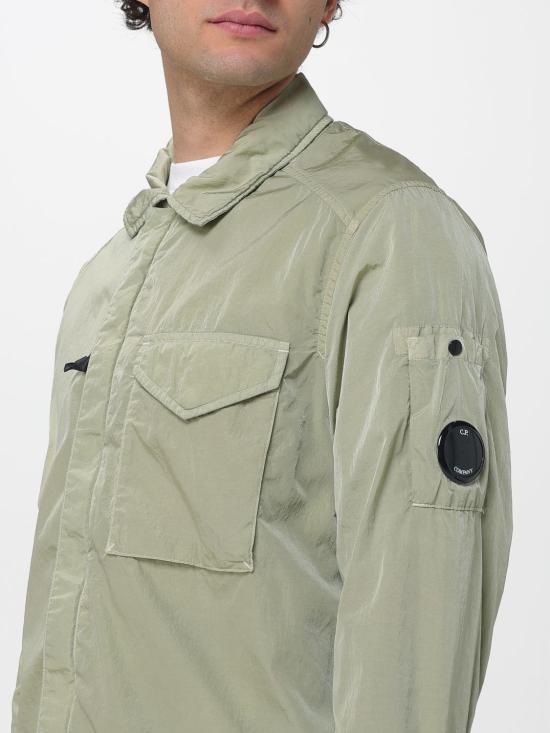 26SS 씨피 컴퍼니 크롬-R 지퍼 렌즈 오버셔츠 20CMOS710A005904G 610 Grey - C.P. COMPANY