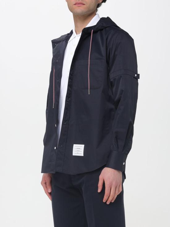 26SS 톰브라운 긴팔 셔츠 MWL432OF1066 415 Blue - THOM BROWNE