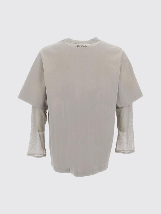 26SS 아크네 스튜디오 반팔 티셔츠 AL0515 AAB Grey - ACNE STUDIOS