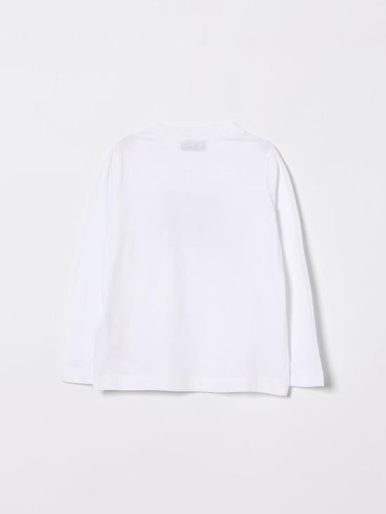 26SS [키즈] 모스키노 티셔츠 HWO00JLAA17 10101 White - MOSCHINO