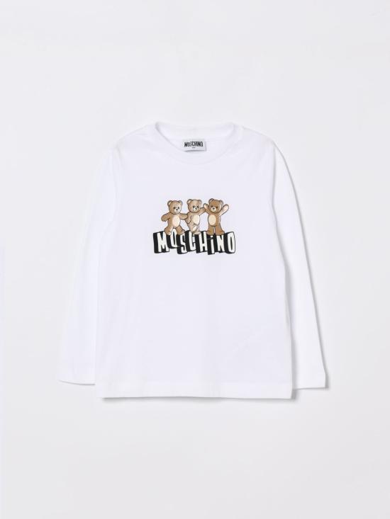 26SS [키즈] 모스키노 티셔츠 HWO00JLAA17 10101 White