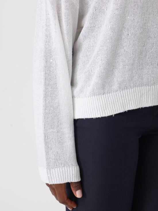 26SS 브루넬로 쿠치넬리 스웨터 M10550210 CJ159 White - BRUNELLO CUCINELLI