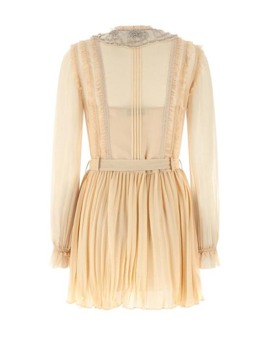 26SS 셀프 포트레이트 미디 원피스 RS26034ST Brown - SELF PORTRAIT