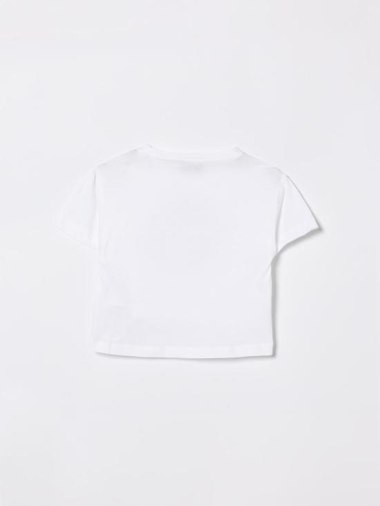 26SS [키즈] 모스키노 티셔츠 HDM070LAA02 10101 White - MOSCHINO