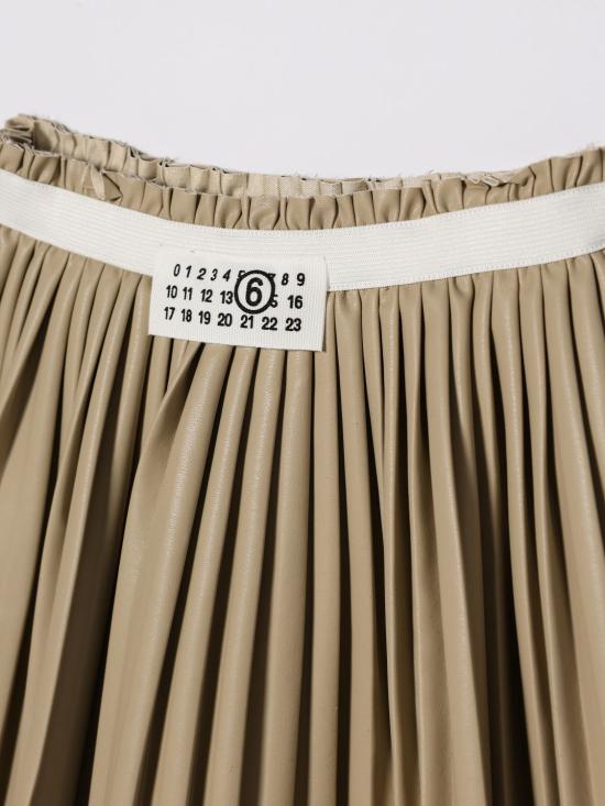 26SS [키즈] MM6 메종마르지엘라 스커트 M60999MM07F M6709 Beige - MM6 MAISON MARGIELA