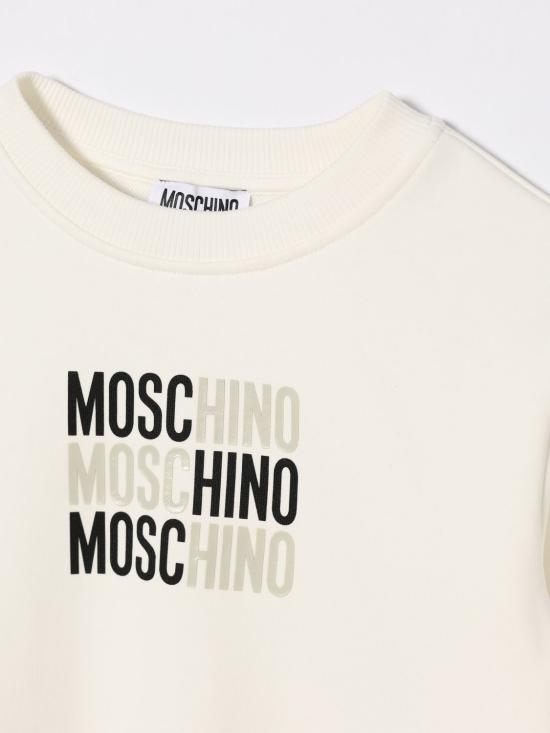 26SS [키즈] 모스키노 풀오버 HRF078LCA32 10063 White - MOSCHINO