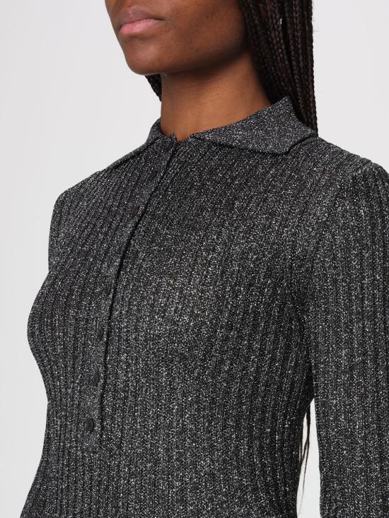 26SS 더프랭키샵 폴로 티셔츠 SOLANAPOFS21509 130 Black - THE FRANKIE SHOP