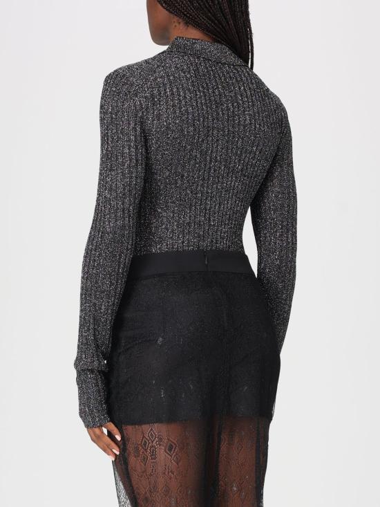 26SS 더프랭키샵 폴로 티셔츠 SOLANAPOFS21509 130 Black - THE FRANKIE SHOP