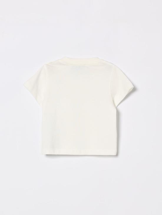 26SS [키즈] 모스키노 티셔츠 MUM04TLAA02 10063 White - MOSCHINO