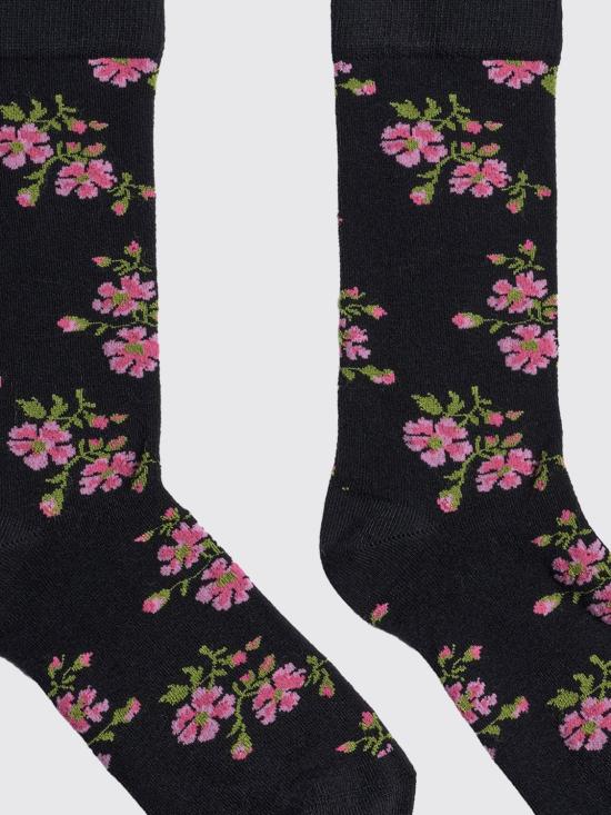 26SS 시몬로샤 양말 SOCK700671 BLACKFLORAL Black - SIMONE ROCHA
